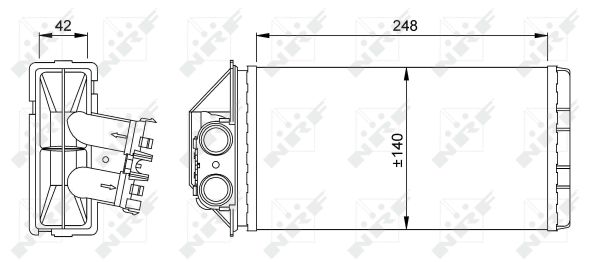 Intercambiador de calor NRF 53561