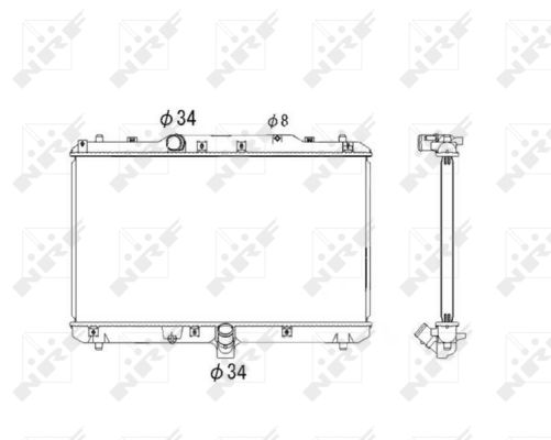 Radiador NRF 53579