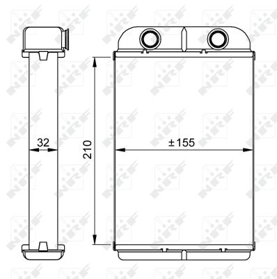 Intercambiador de calor NRF 53611