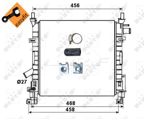 Radiador NRF 53651