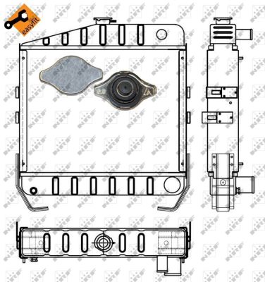 Radiador NRF 53657