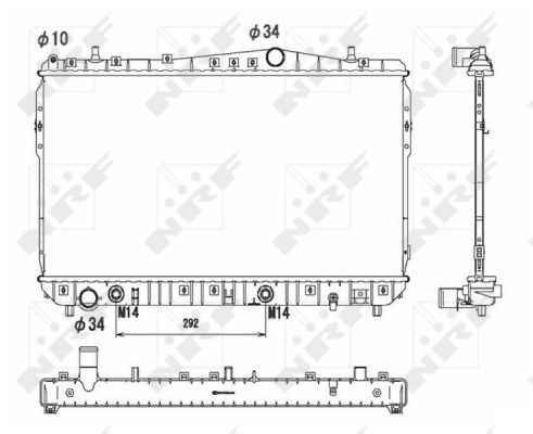 Radiador NRF 53732