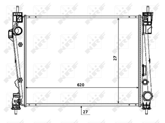 Radiador NRF 53933