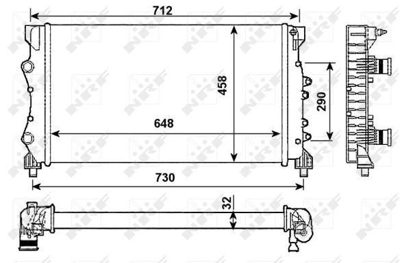 Radiador NRF 53990