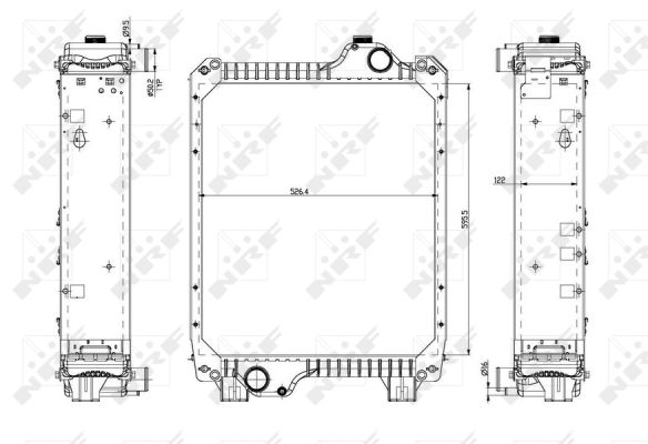 Radiador NRF 54079