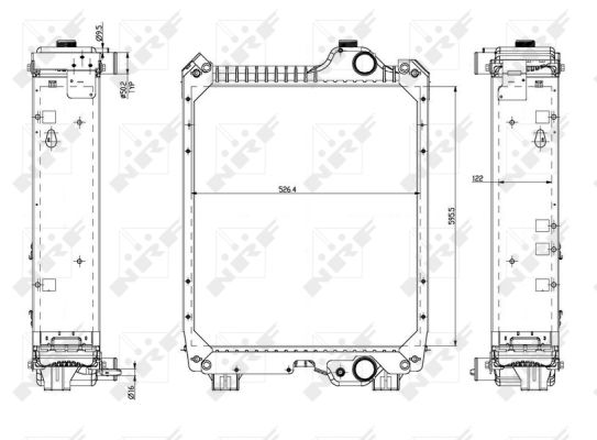 Radiador NRF 54082