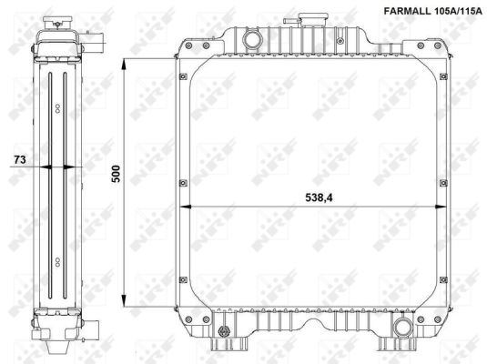 Radiador NRF 54090