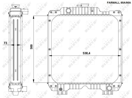 Radiador NRF 54092