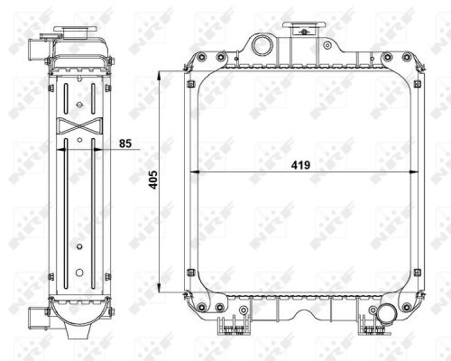 Radiador NRF 54098