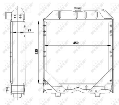 Radiador NRF 54101