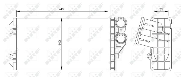 Intercambiador de calor NRF 54251