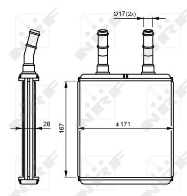 Intercambiador de calor NRF 54291