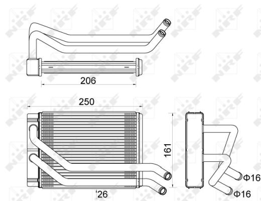 Intercambiador de calor NRF 54313