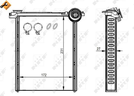 Intercambiador de calor NRF 54314