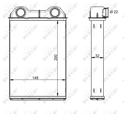 Intercambiador de calor NRF 54341