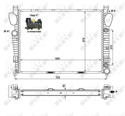 Radiador NRF 55325