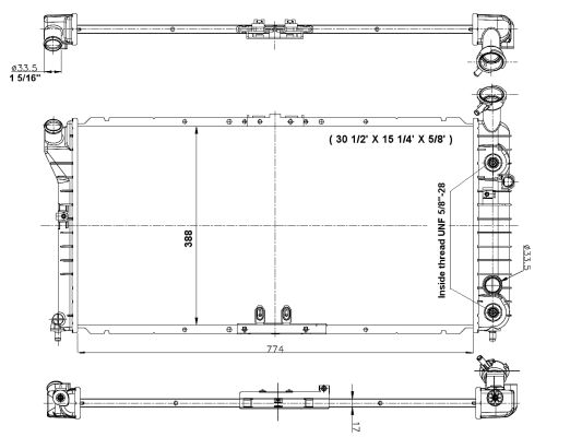 Radiador NRF 56001