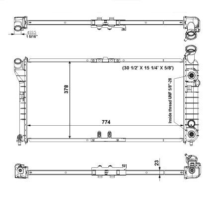 Radiador NRF 56002