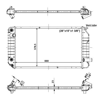 Radiador NRF 56005