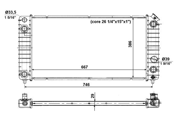 Radiador NRF 56011