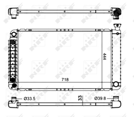 Radiador NRF 56013