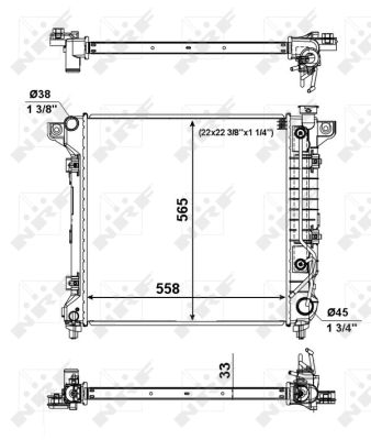 Radiador NRF 56023