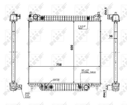 Radiador NRF 56026