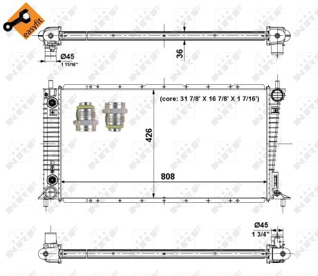 Radiador NRF 56035