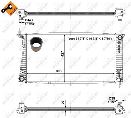 Radiador NRF 56036