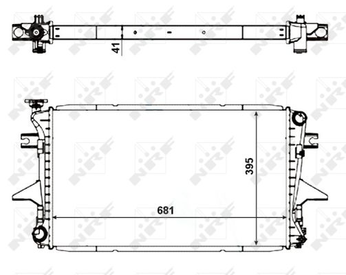 Radiador NRF 56061