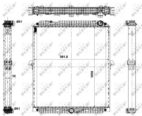 Radiador NRF 56069