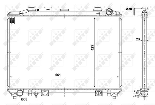 Radiador NRF 56117