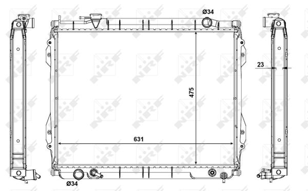 Radiador NRF 56119