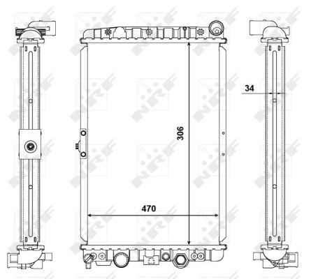 Radiador NRF 56123