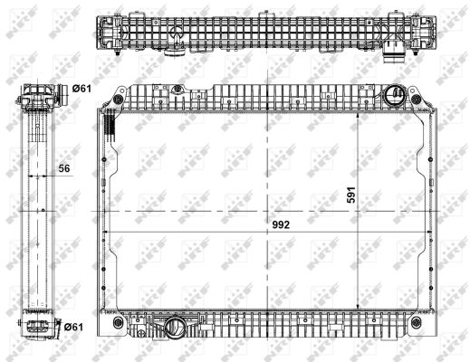 Radiador NRF 56138
