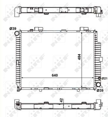 Radiador NRF 56139