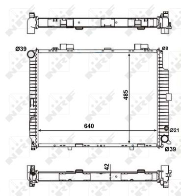 Radiador NRF 56140