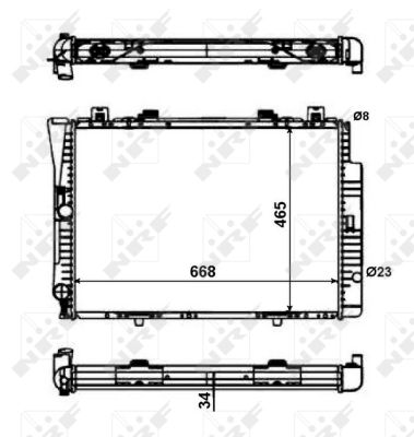 Radiador NRF 56142