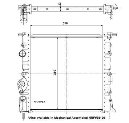 Radiador NRF 56159