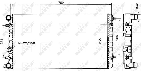 Radiador NRF 58143