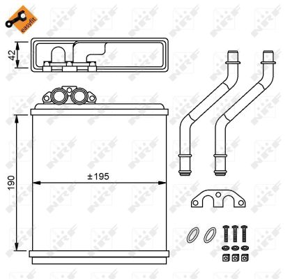 Intercambiador de calor NRF 58150