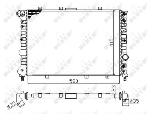 Radiador NRF 58202A