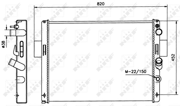 Radiador NRF 58243