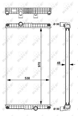 Radiador NRF 58248