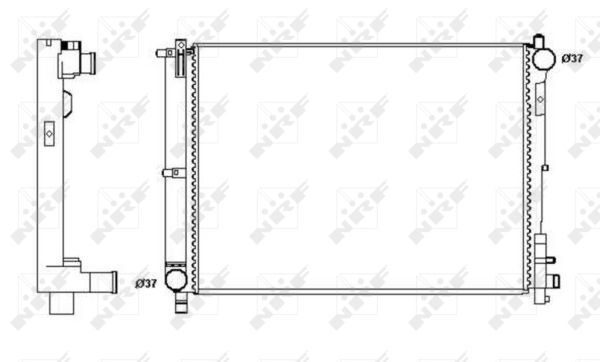 Radiador NRF 58263A