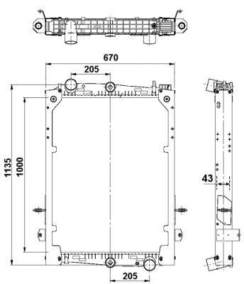 Radiador NRF 58280