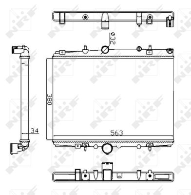 Radiador NRF 58303A