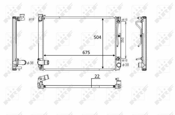 Radiador NRF 58391