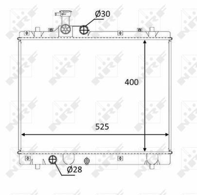 Radiador NRF 58397