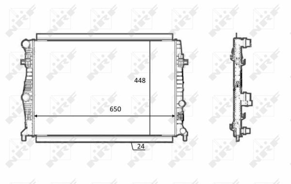 Radiador NRF 58398